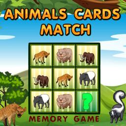 Animals Cards Match 